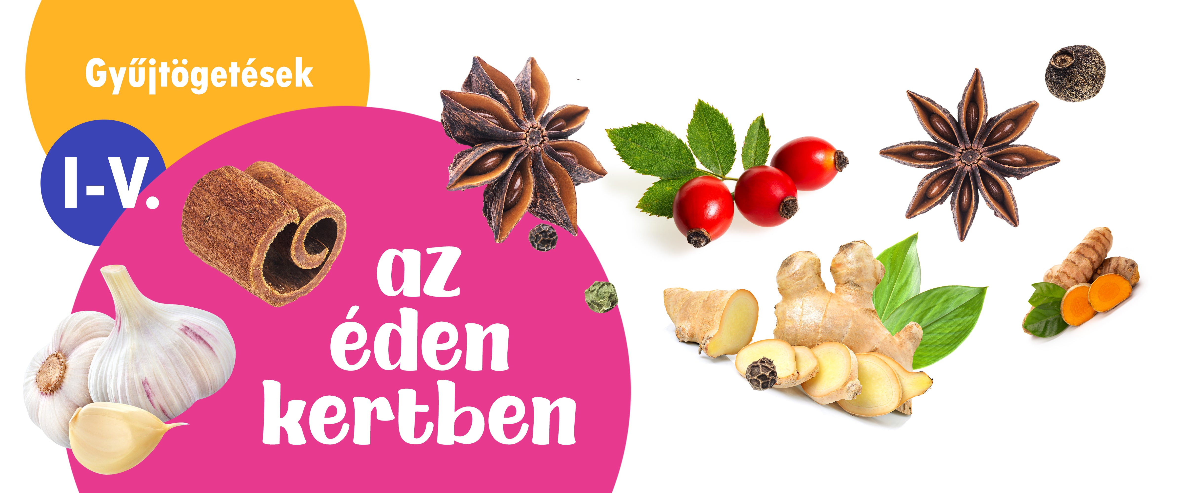 Gyűjtögetések az Édenkertben I-V.