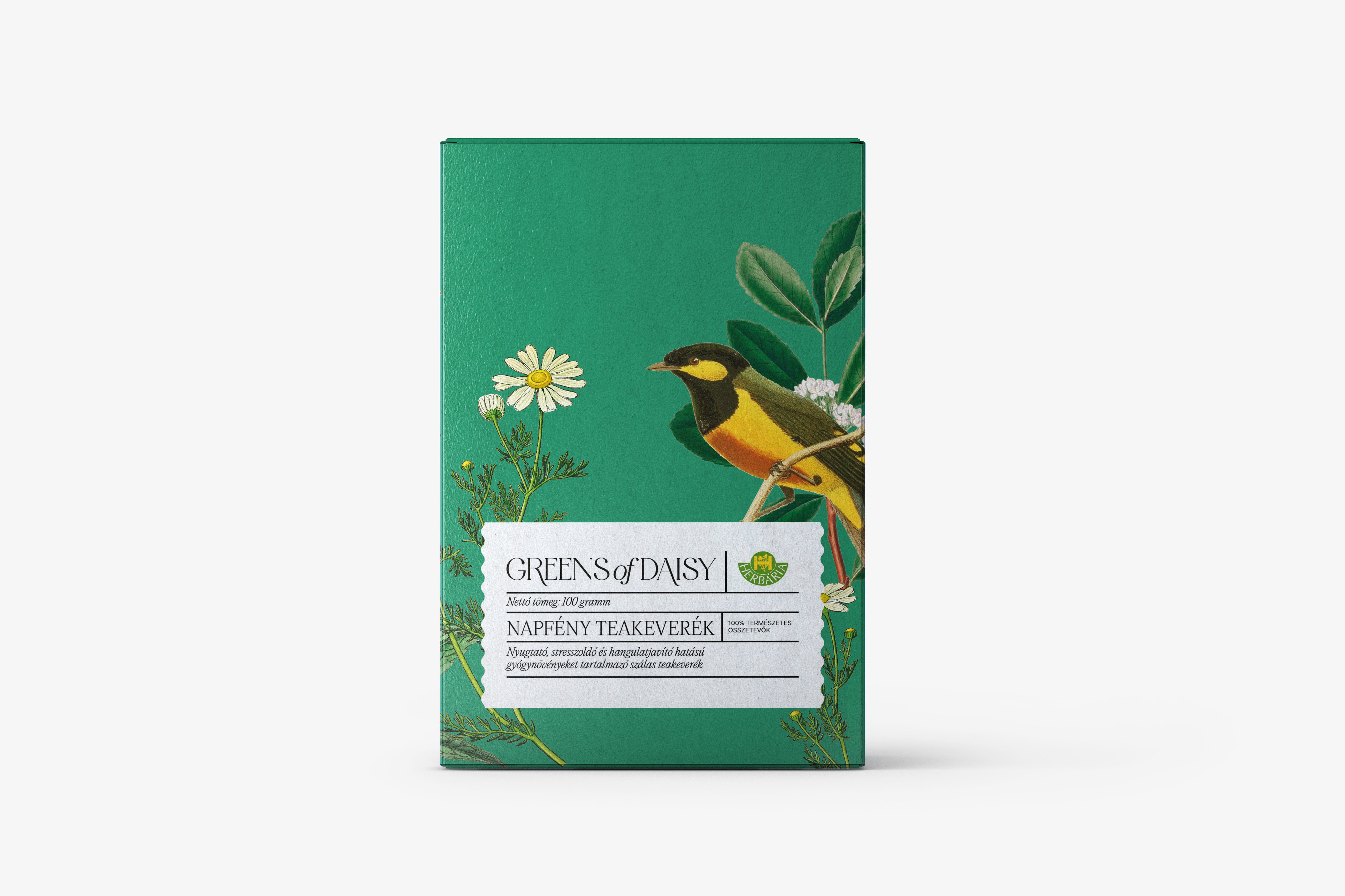 Herbária Greens of Daisy Napfény teakeverék (100g )