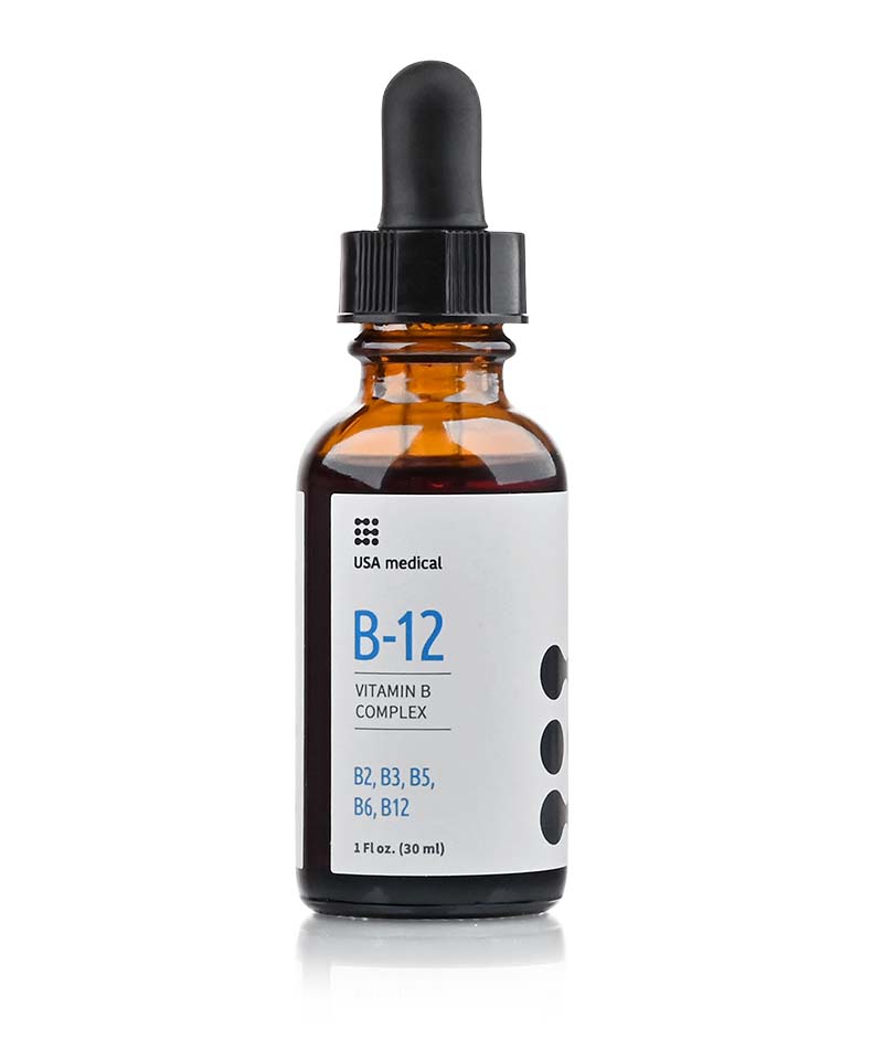 Usa Medical B-12 Komplex B-vitamin cseppek – 30 ml