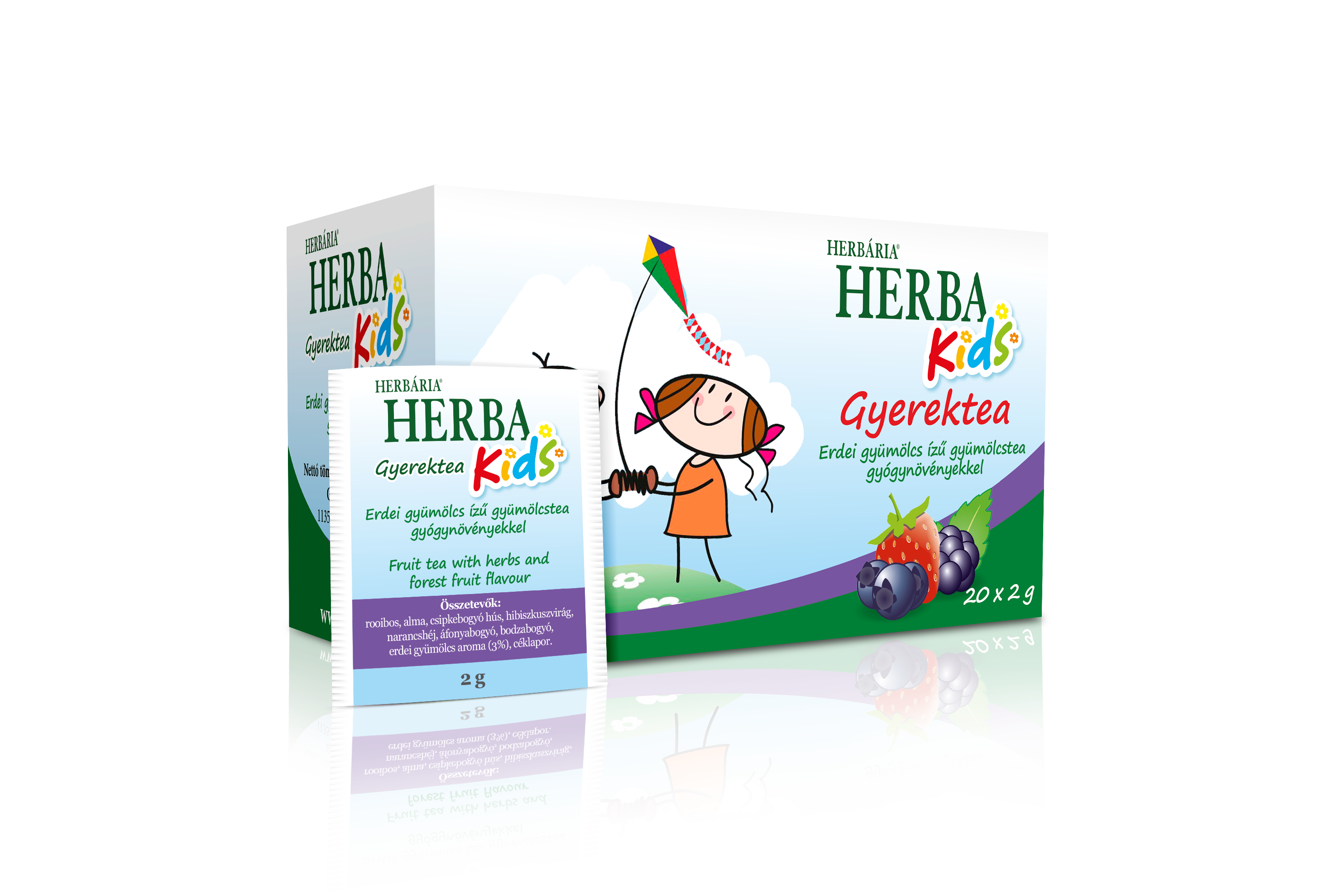 HERBÁRIA HERBA KIDS GYEREKTEA ERDEI GYÜMÖLCS ( 20 filter )