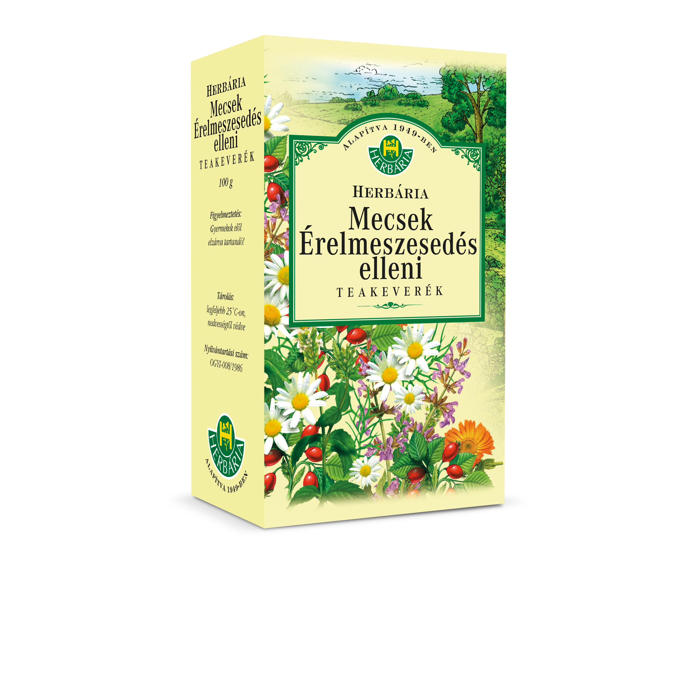 HERBÁRIA ÉRELMESZESEDÉS ELLENI TEA ( 100 g )