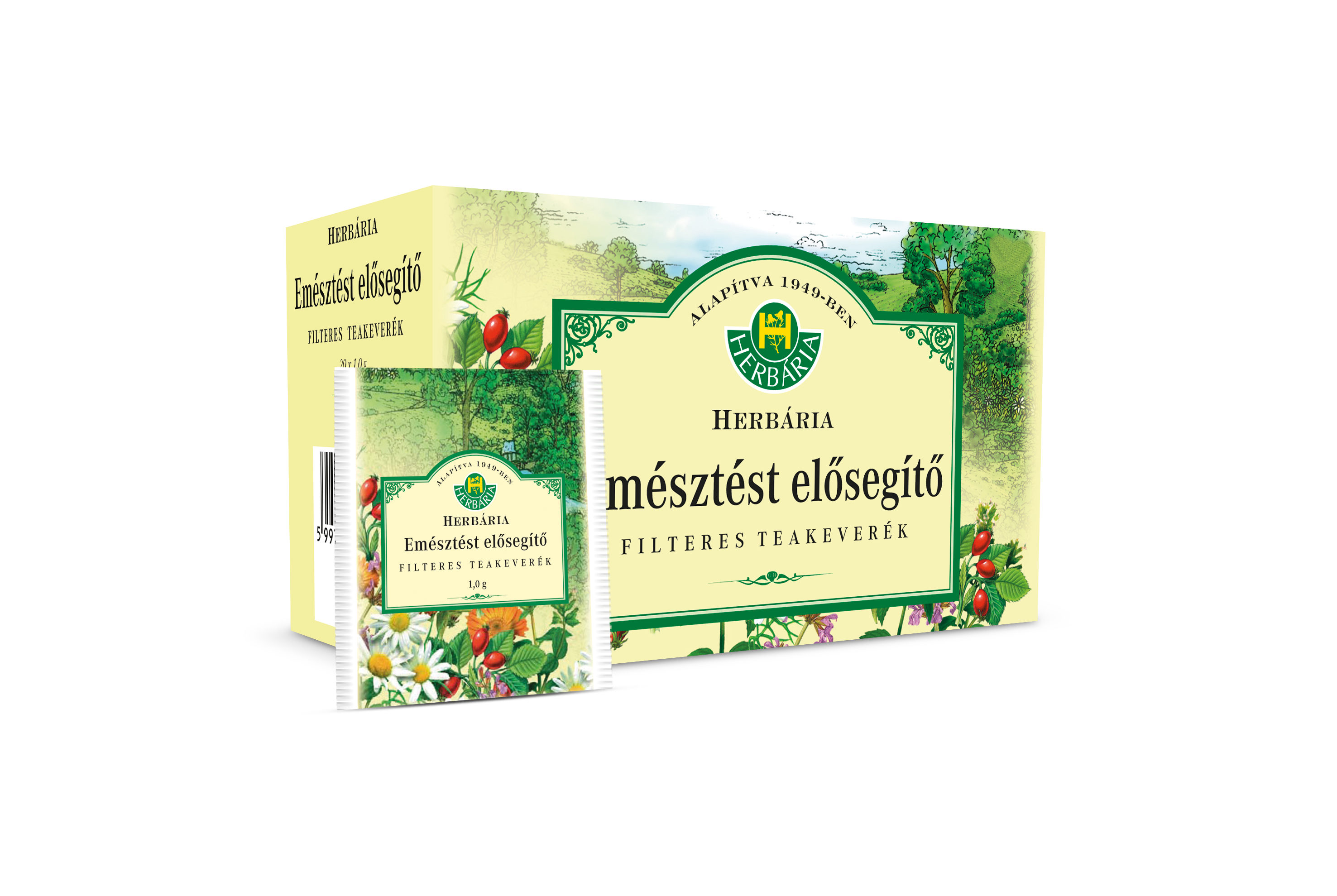 HERBÁRIA EMÉSZTÉST SEGITŐ EPETEA FILTER ( 20 filter )