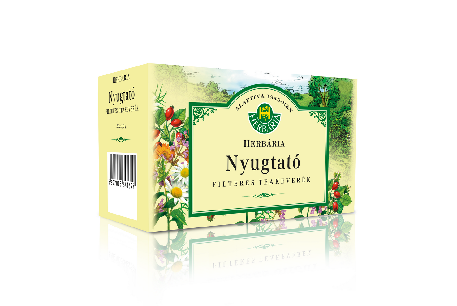 HERBÁRIA NYUGTATÓ TEAKEVERÉK FILTERES ( 20 filter )