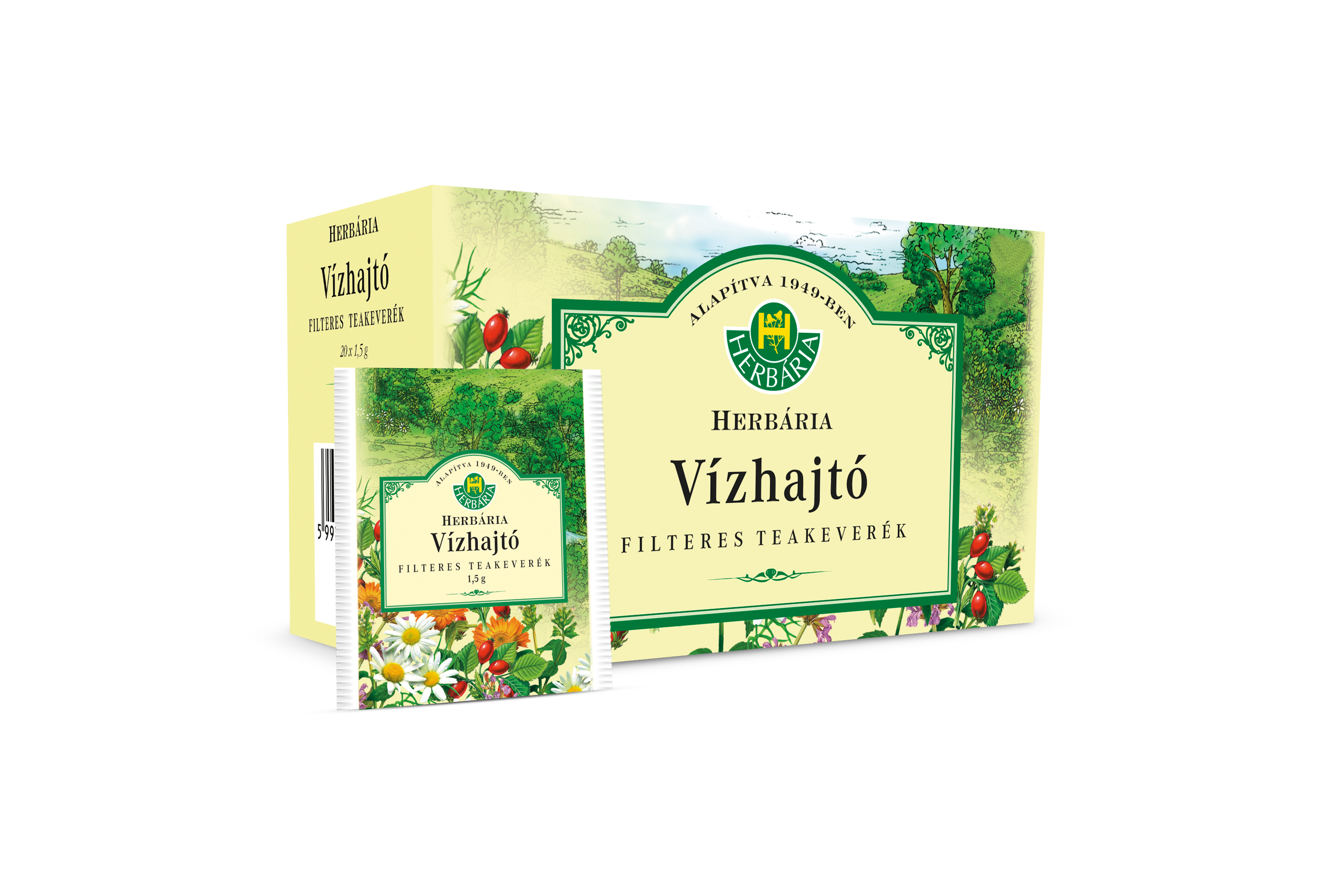 HERBÁRIA VIZHAJTÓ TEA FILTERES ( 20 filter )