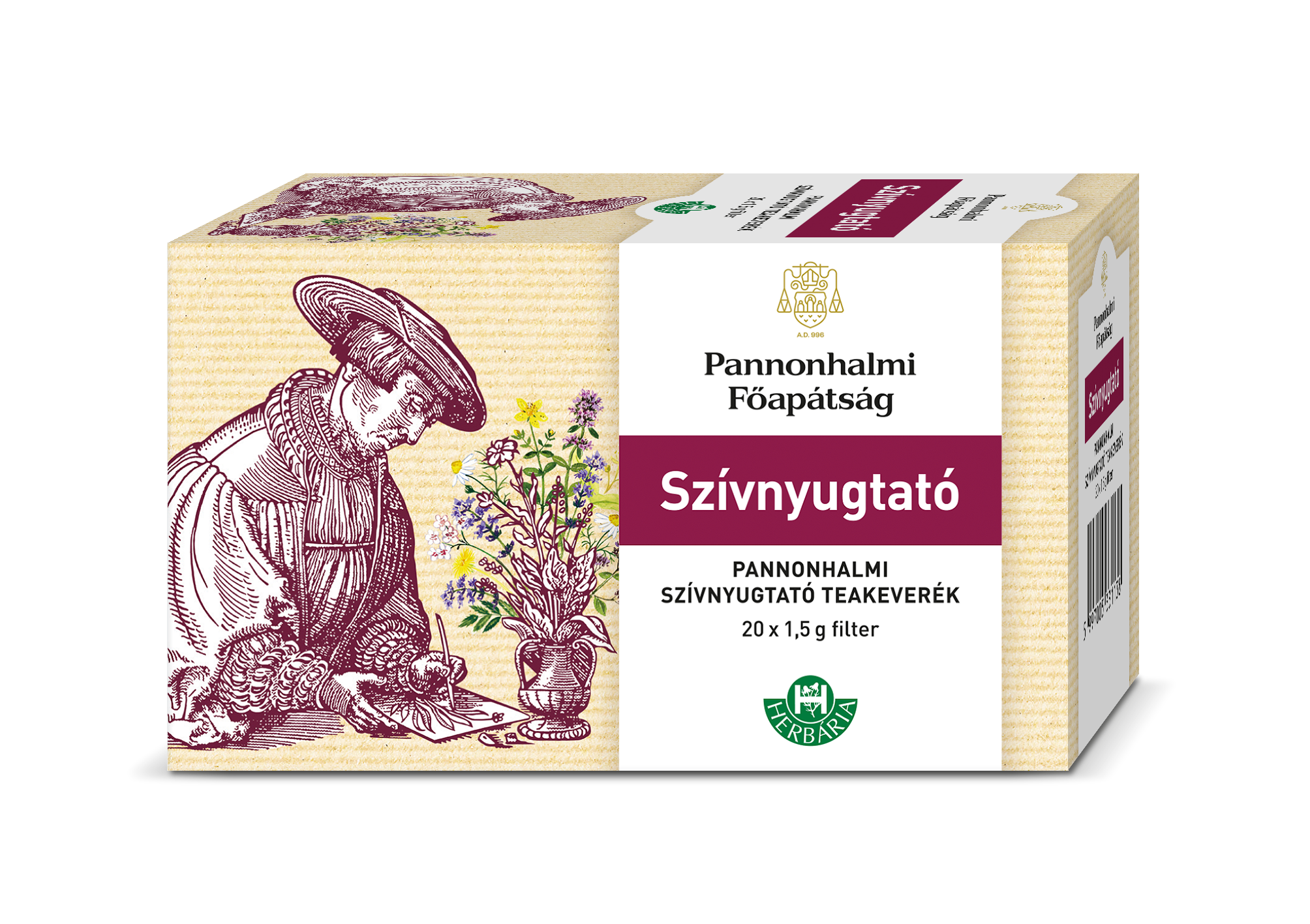 PANNONHALMA SZIVNYUGTATÓ TEA FILTERES ( 20 filter )