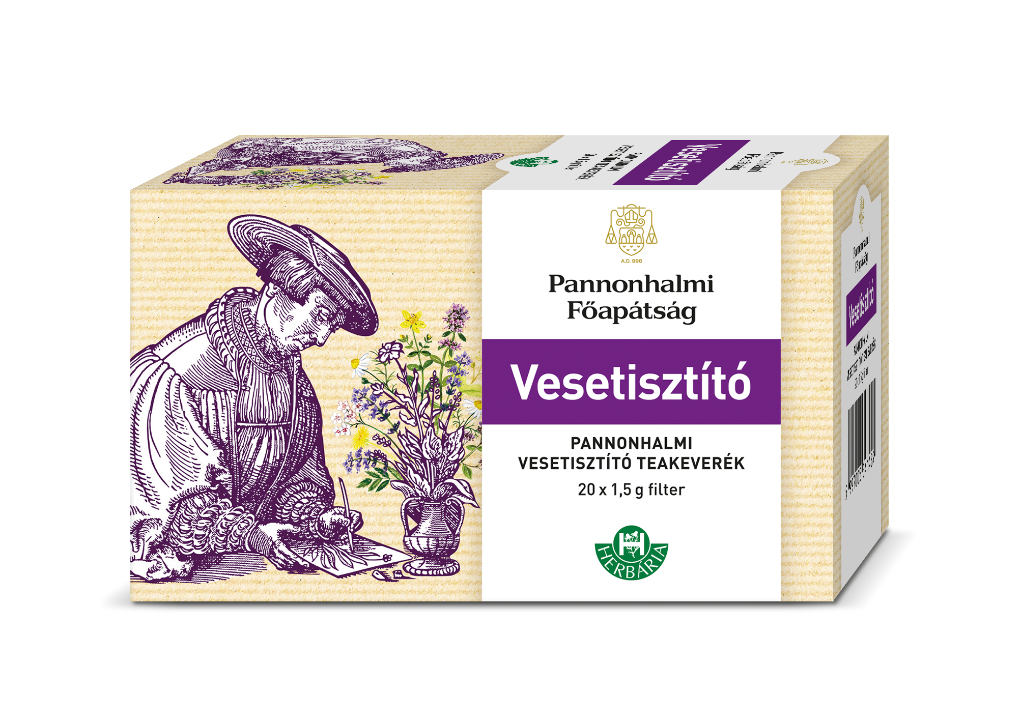 PANNONHALMA VESETISZTÍTÓ TEA FILTERES ( 20 filter )