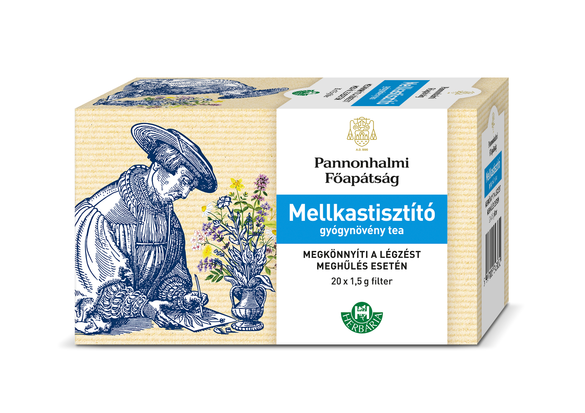 PANNONHALMA MELLKASTISZTÍTÓ TEA FILTERES ( 20 filter )