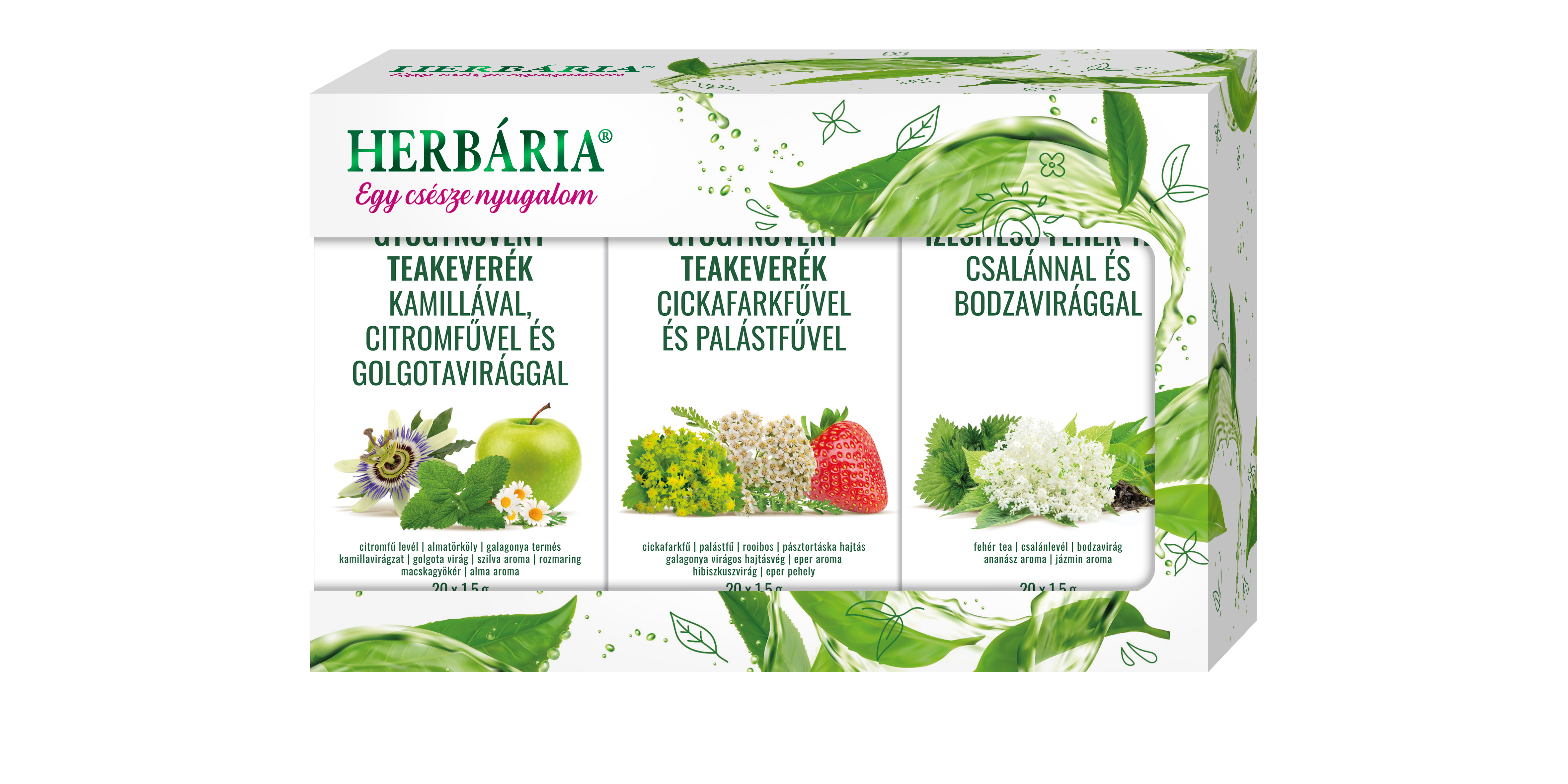 Herbária Triopack gyógynövényes ( 60 filter )