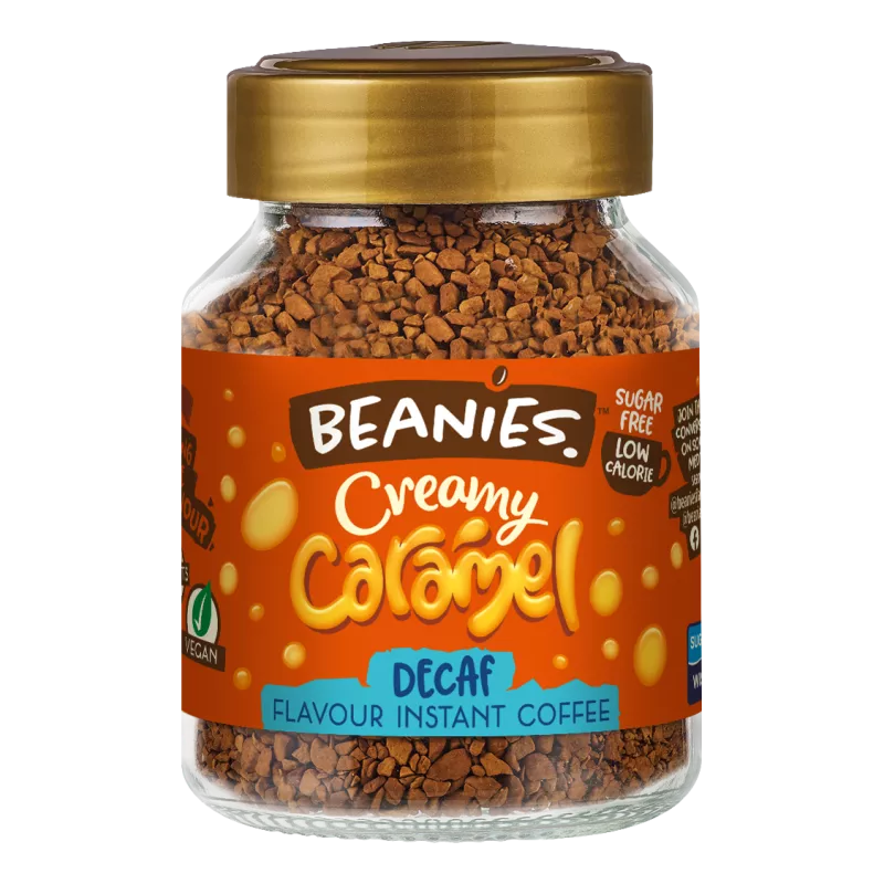 BEANIES INSTANT KÁVÉ KOFFEINMEN. CREAMY CARAMEL 50g