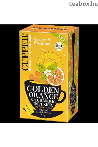 Cupper Narancs & Kurkuma bio tea 20filter