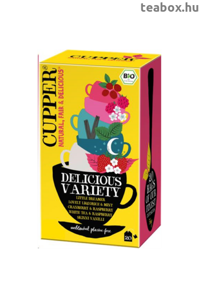 Cupper Gyümölcsös válogatás bio tea 20filter