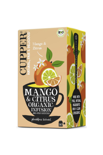Cupper Mango & Citrus bio tea 20filter
