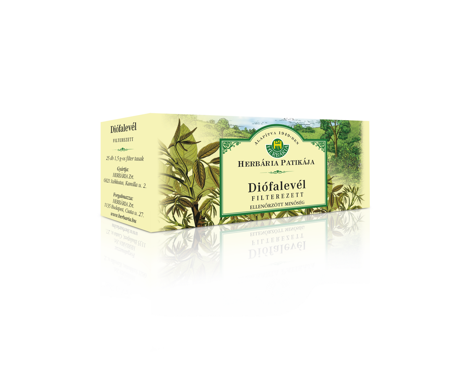 HERBÁRIA DIÓFALEVÉL FILTERES TEA ( 25 filter )