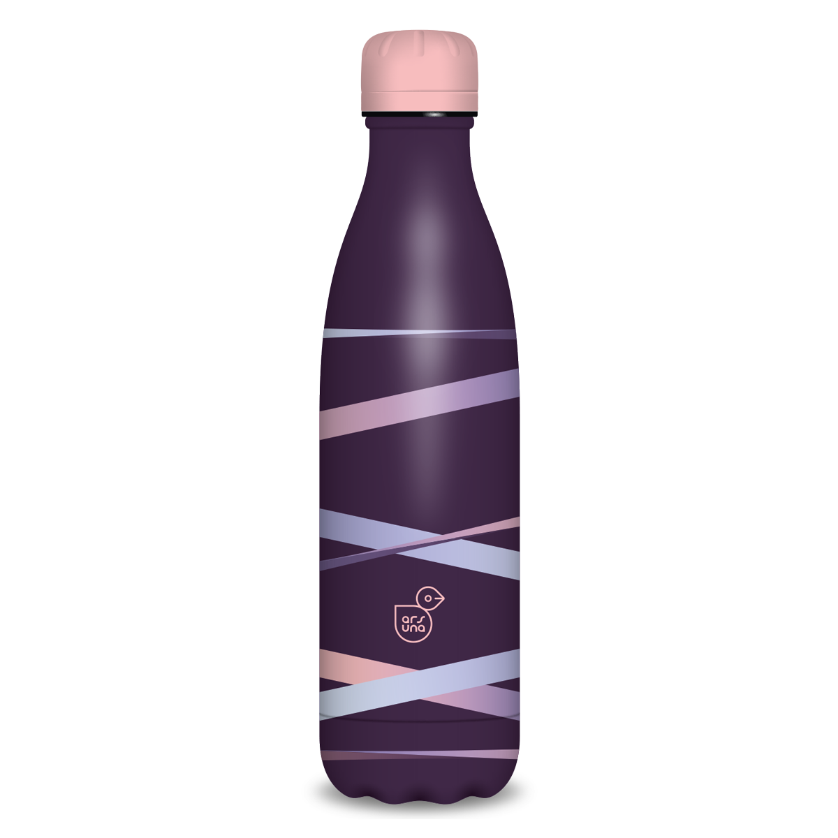 Ars Una duplafalú fémkulacs termosz Ribbon - Purple ( 500ml )