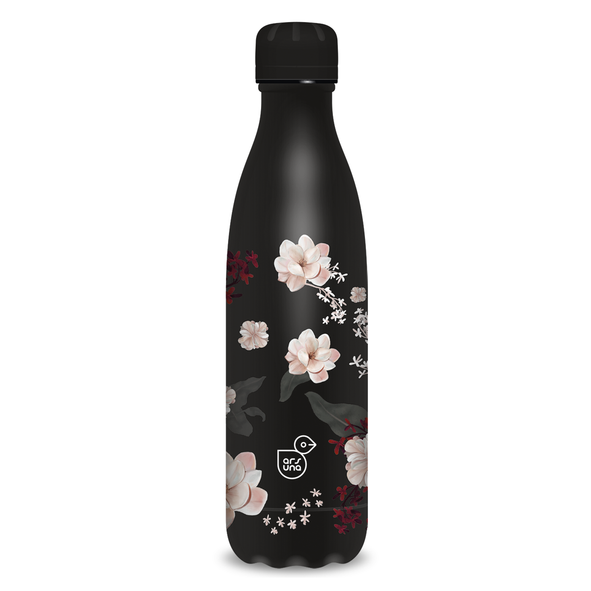 Ars Una duplafalú fémkulacs termosz Flowery Black ( 500ml )