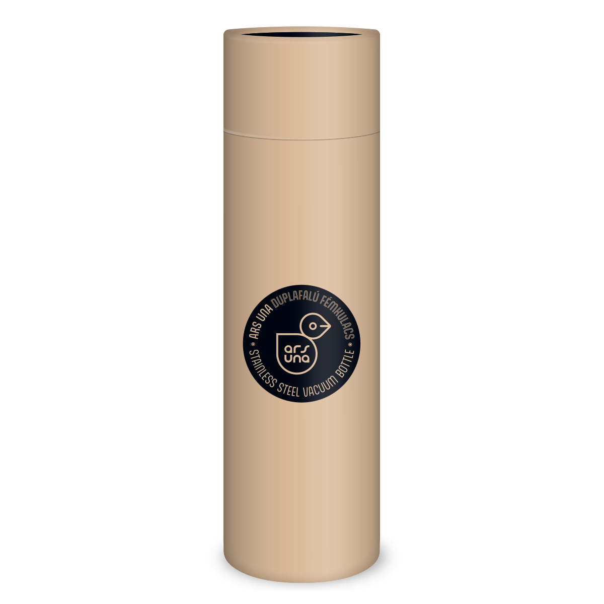 Ars Una duplafalú fémkulacs termosz Noir ( 500ml )