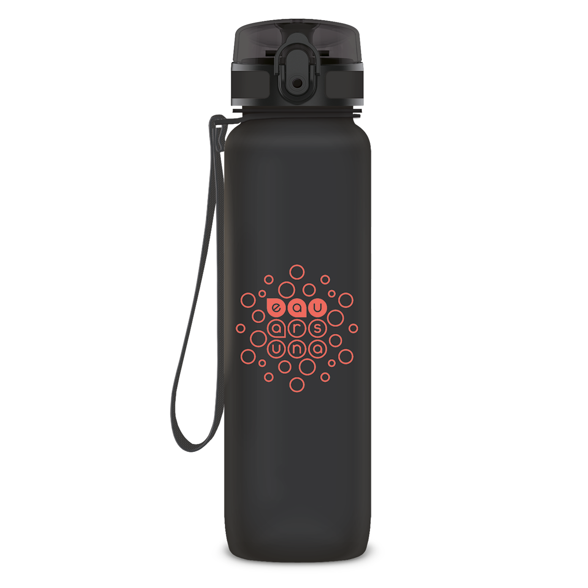 Ars Una BPA - mentes motivációs kulacs matt Dark Gray ( 1000ml )