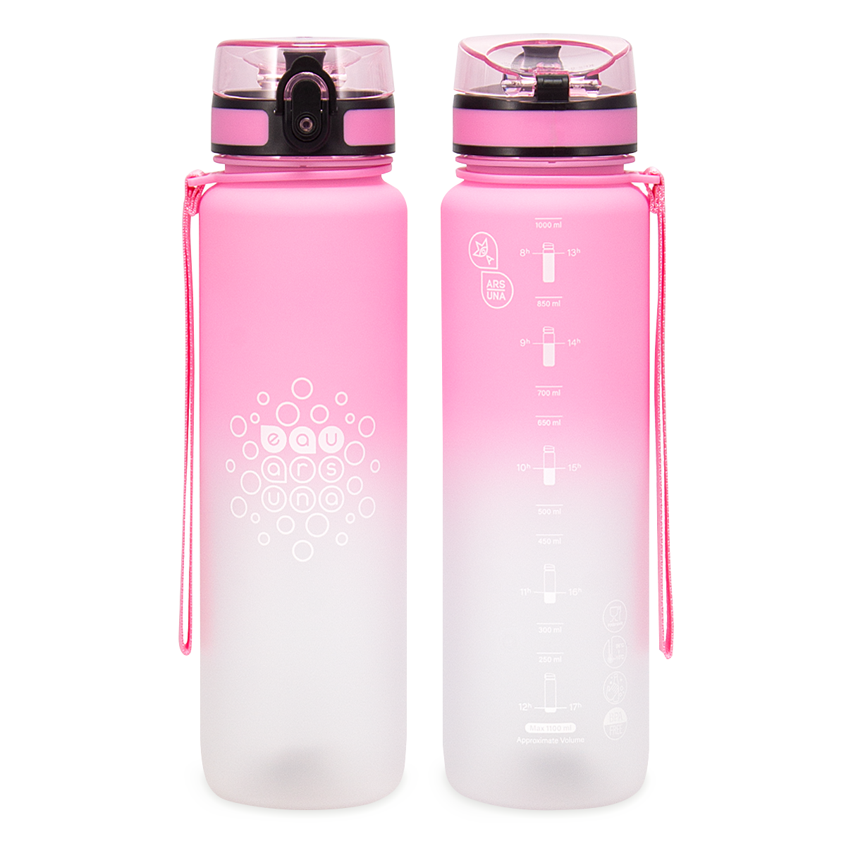 Ars Una BPA - mentes motivásiós kulacs matt Candy Floss ( 1000ml )