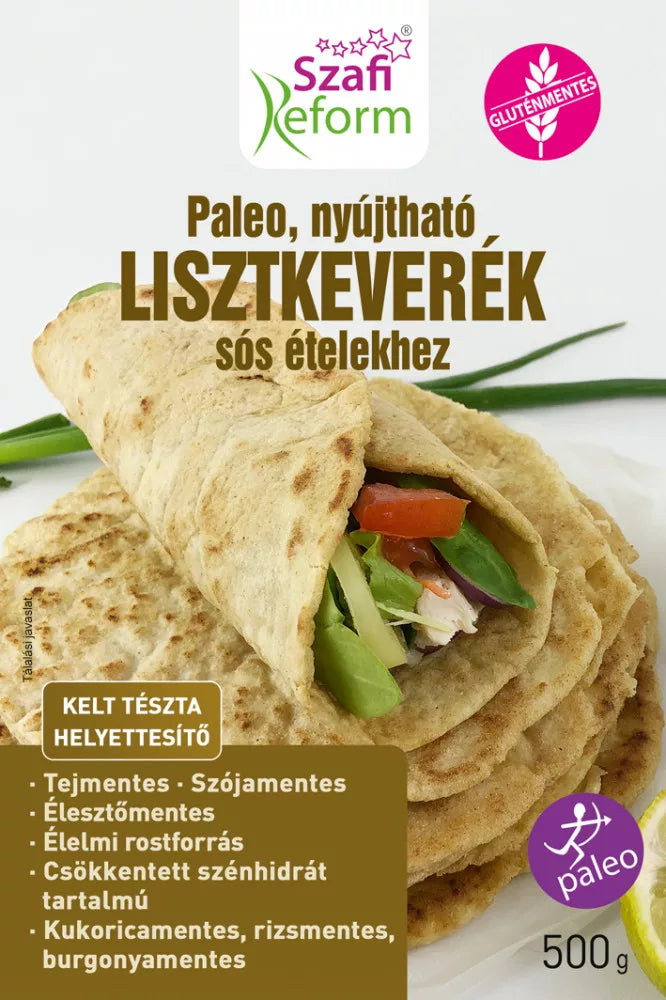 Szafi Reform Paleo Nyújtható Lisztkeverék Sós Ételekhez 500 g