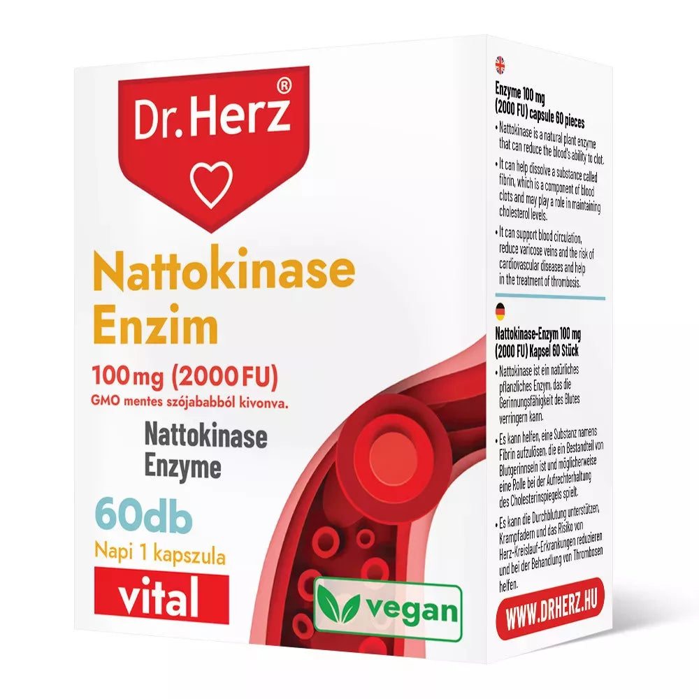 Dr. Herz Nattokinase enzim 100mg ( 60db )