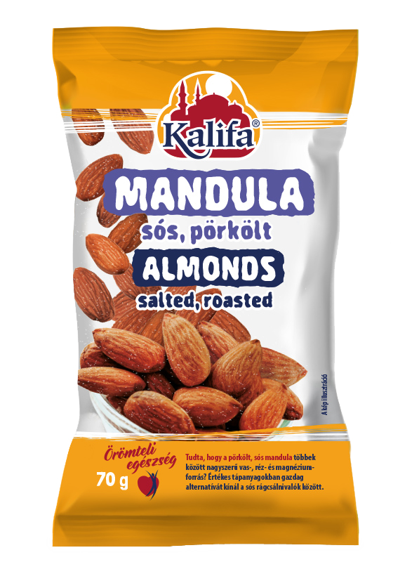 KALIFA MANDULA SÓS PÖRKÖLT 70g