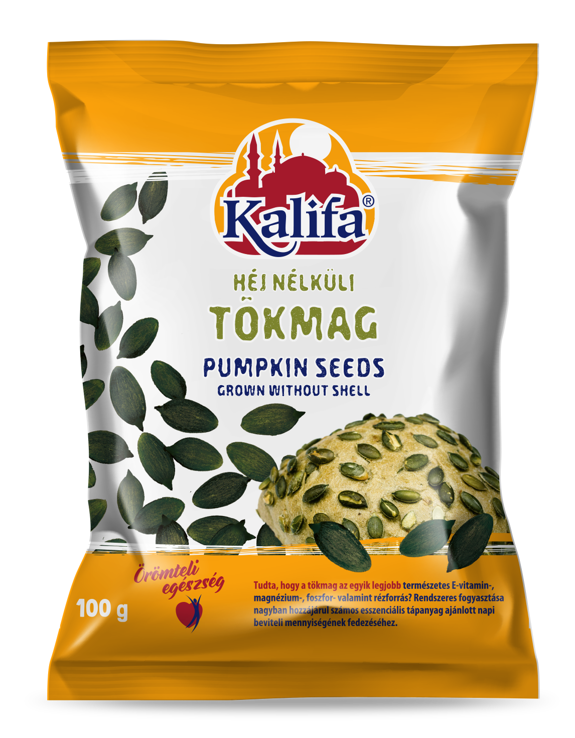 Kalifa Natúr Héj nélküli Tökmag 100 g