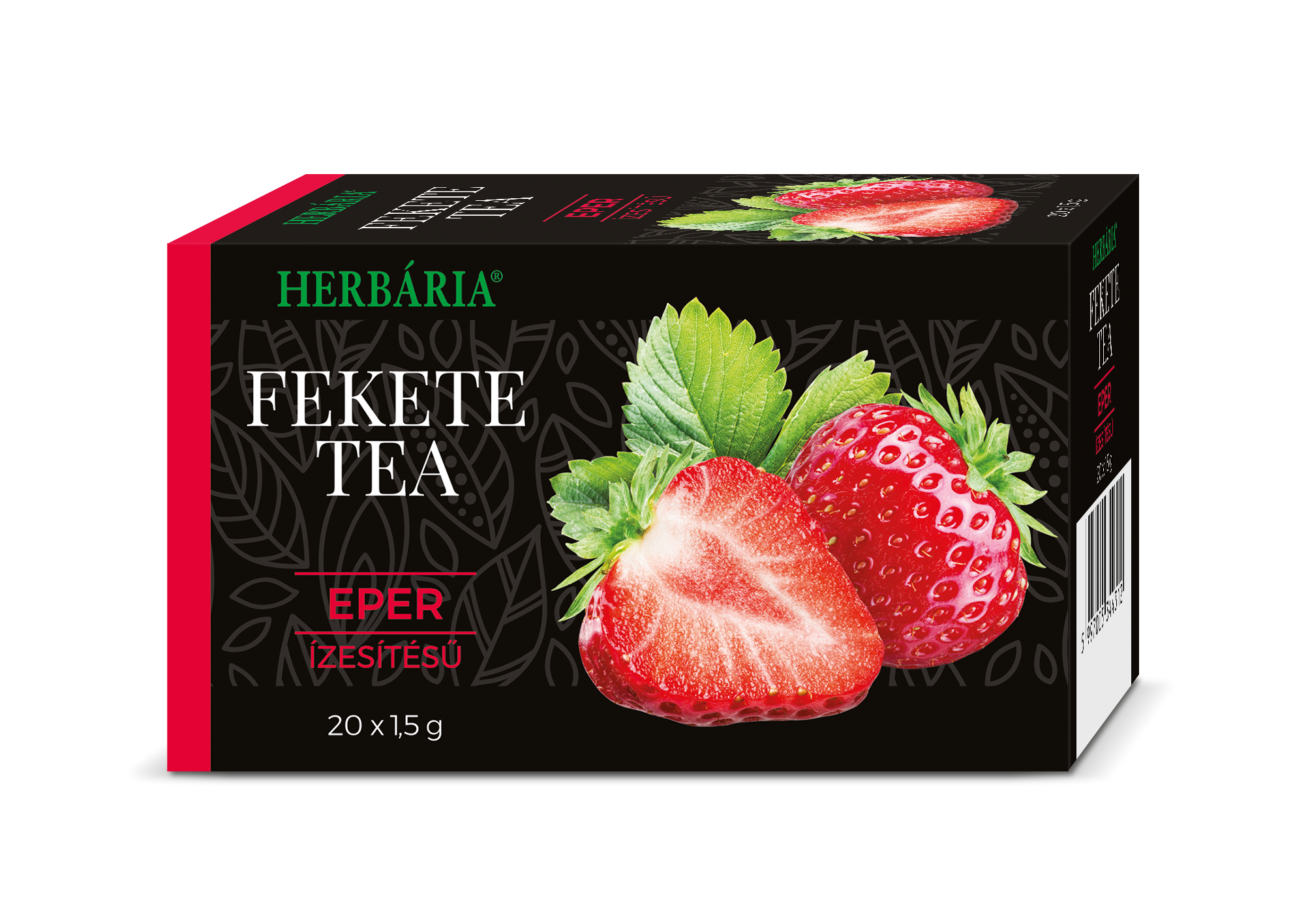 Herbária fekete tea eper ( 20 filter )