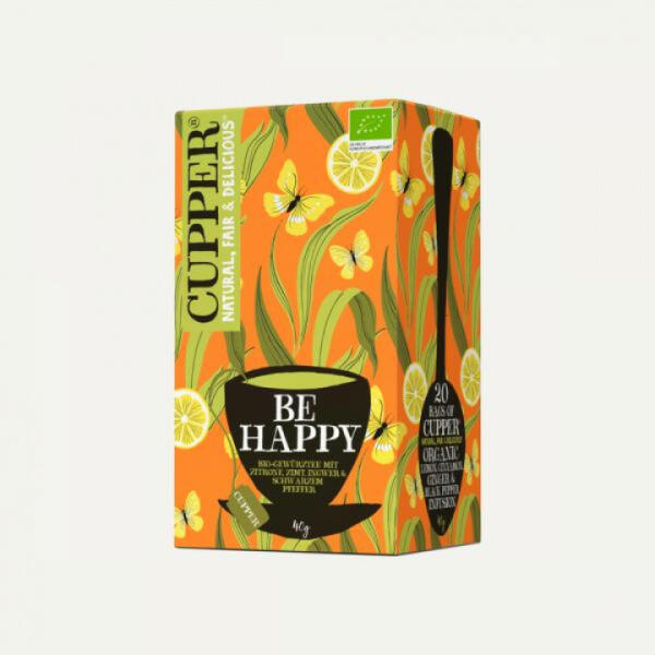 CUPPER ORGANIC BE HAPPY TEA ( 20filter )