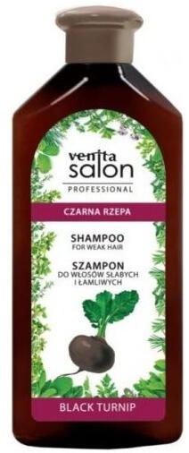 VENITA SALON HAJSAMPON SZÁRAZ HAJRA FEKETE RETEK KIVONATTAL (500ml)