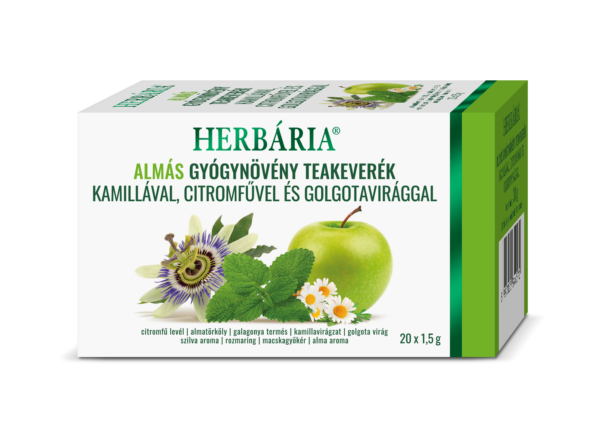 Herbária gyógynövény teakeverék alma ( 20 filter )