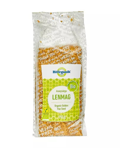 BIORGANIK BIO ARANYSÁRGA LENMAG 250g
