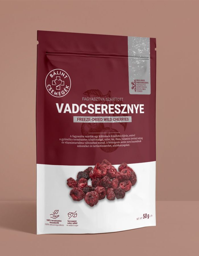 BÁLINT CSEMEGÉK FAGYASZTVA SZÁRÍTOTT VADCSERESZNYE 50g