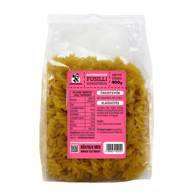 Economike Gluténmentes kukorica-rizs tészta orsó 400g