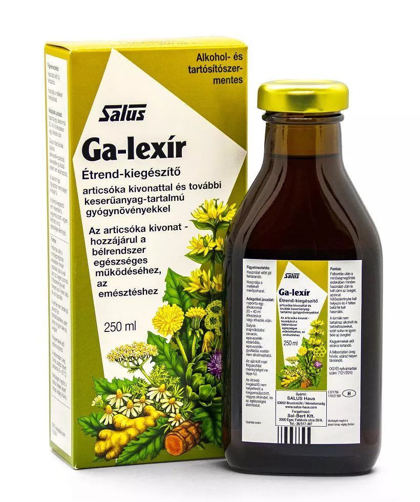Salus Ga-lexír (250 ml) – Emésztést segítő étrend-kiegészítő
