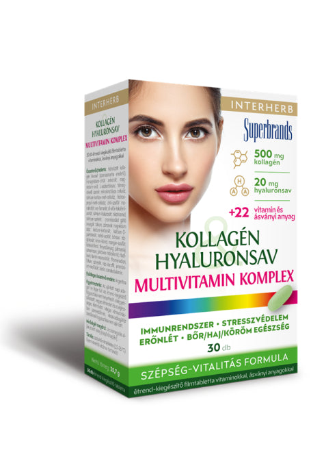 Interherb Kollagén&Multivitamin tabletta 30db