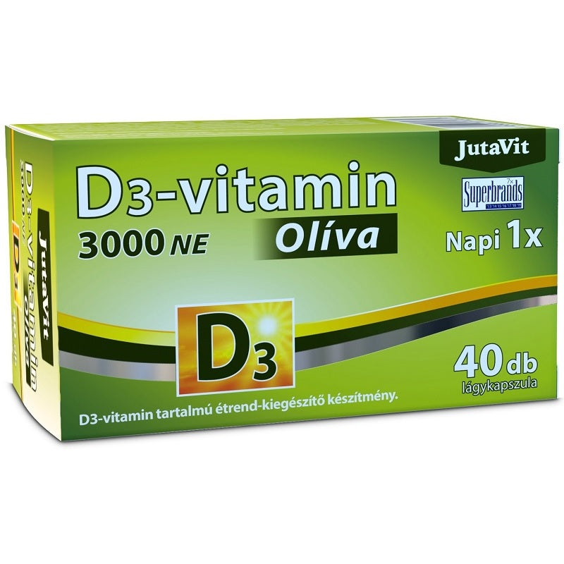 Jutavit D3 vitamin 3000ne Olíva 40db