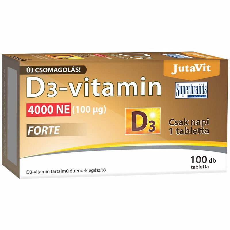 Jutavit D3-vitamin Oliva 4000NE Forte lágyzselatin kapszula 100db