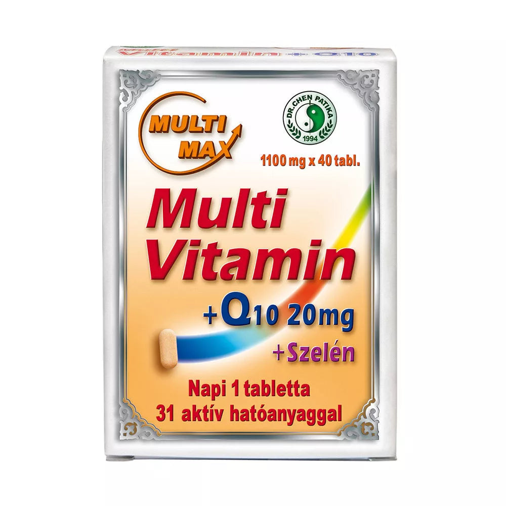 Dr.Chen Multimax Vitamin+Q10+Szelén Tabletta 40db