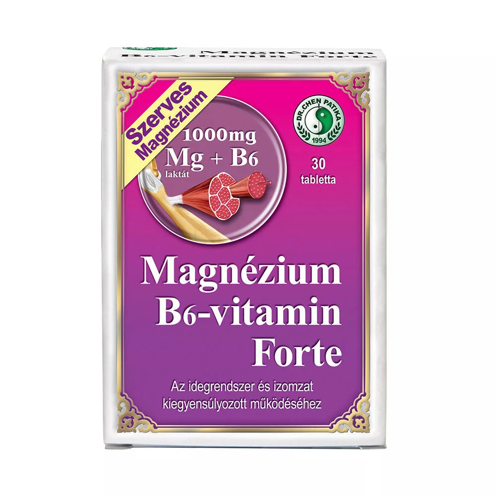 Dr.Chen Magnézium B6-vitamin Forte Tabletta 30db