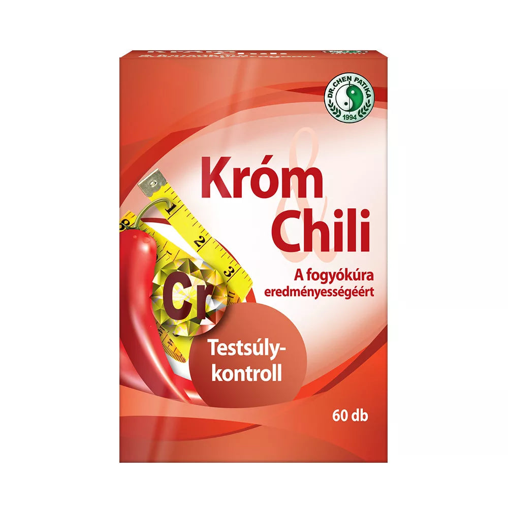 Dr.Chen Króm És Chili Kapszula A Fogyókúra Eredményességéért 60db