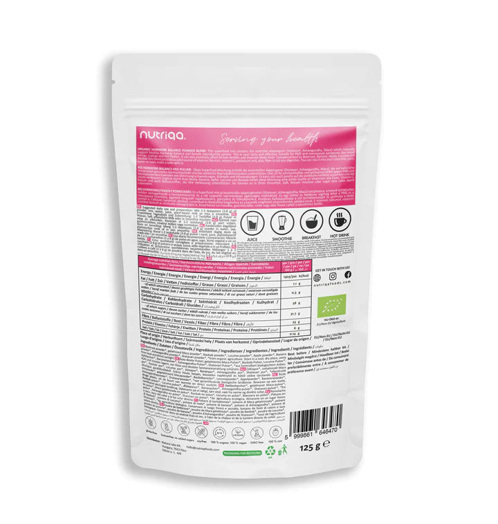 Nutriqa Bio Szuper Hormonegyensúly porkeverék 125g