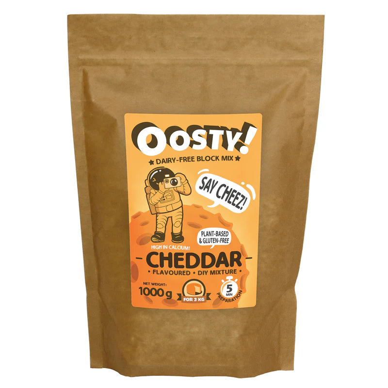 Éden Oosty Cheddar ízű növényi alap mix HORECA 3kg növényi "sajthoz" 1000g
