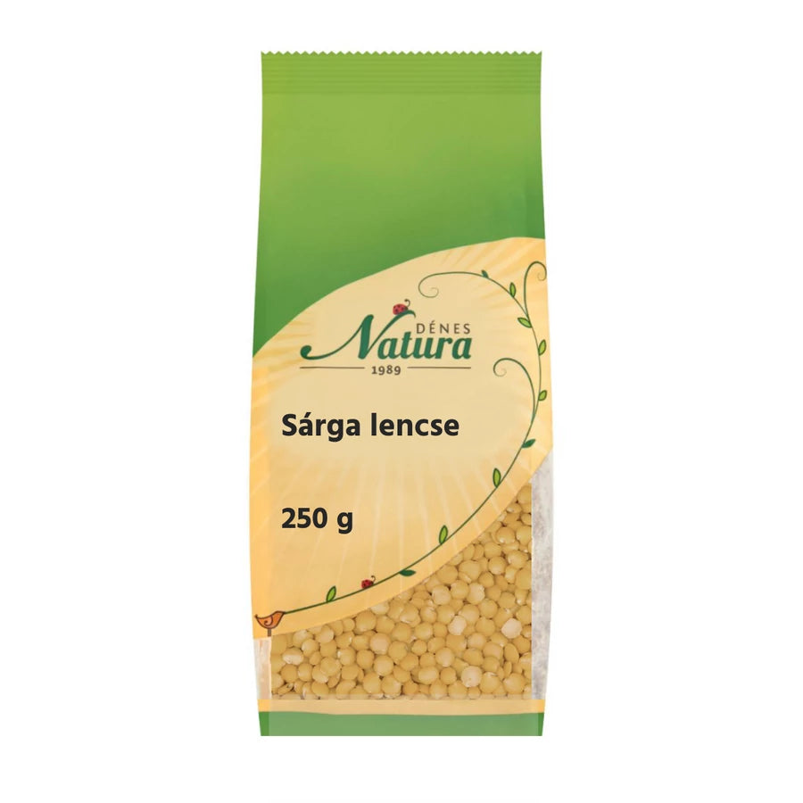 Natura Sárga lencse 250g