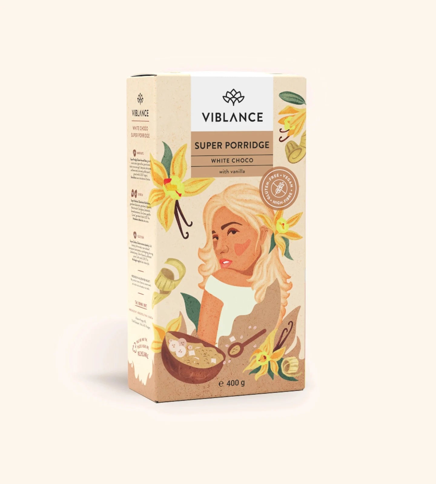 Viblance White Choco Zabkása Szuperkása 400g