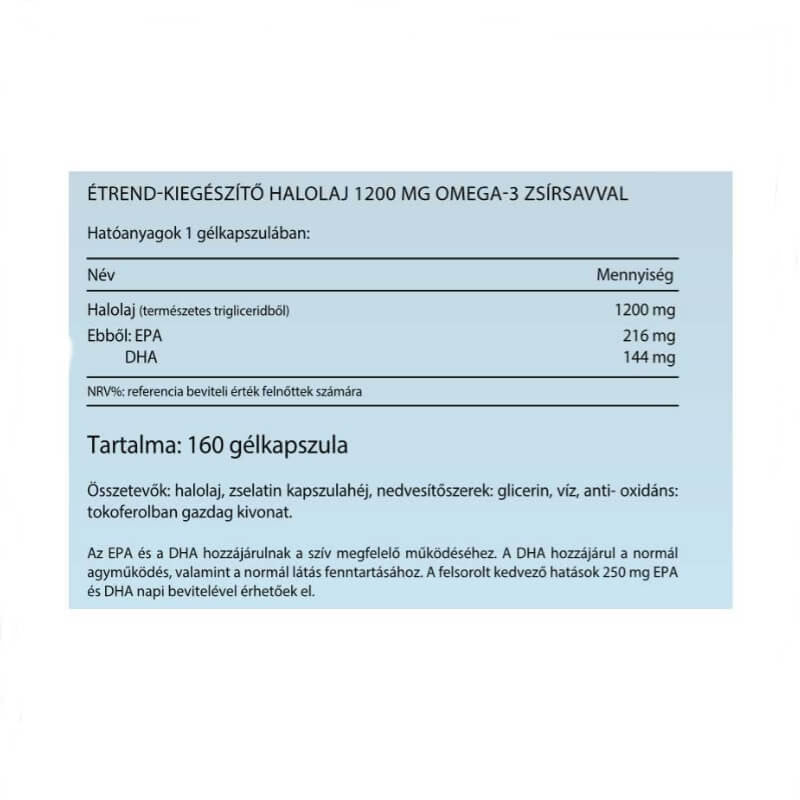 Vitaking Omega-3 halolaj 1200mg ( 160db )