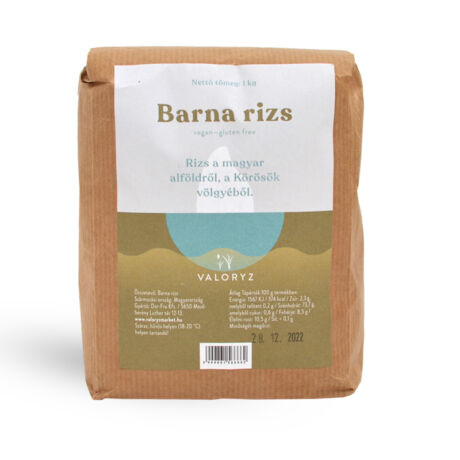 Valoryz Barna rizs közepes szemű 1000g