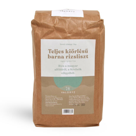 Valoryz Barna rizsliszt teljes kiörlésű 1000g