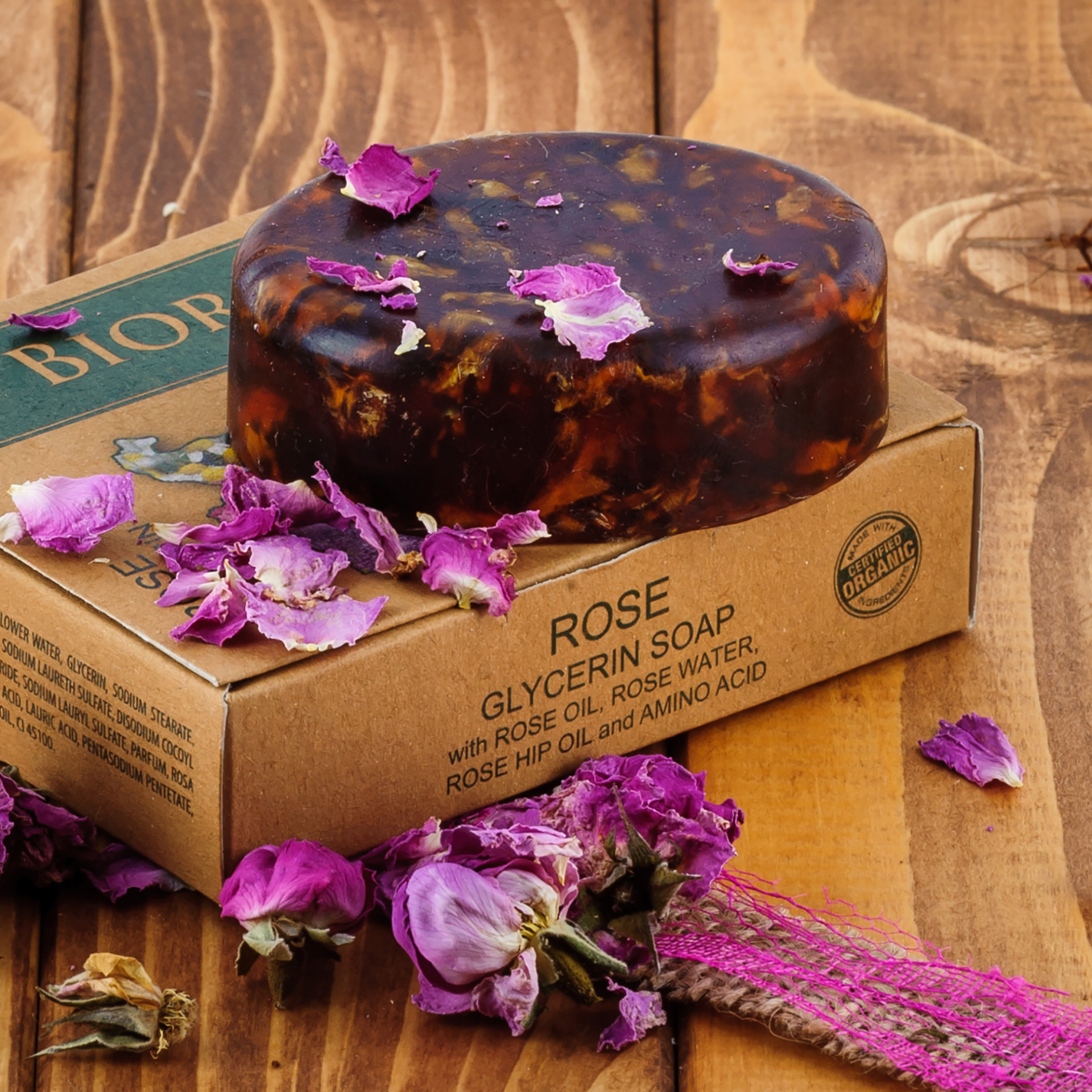 BIOROSE Rózsa szappan 90g