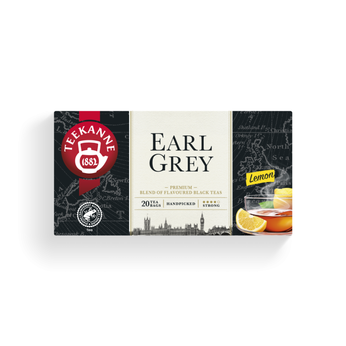Teekanne Fekete Tea Earl Grey Lemon 20x1,65g