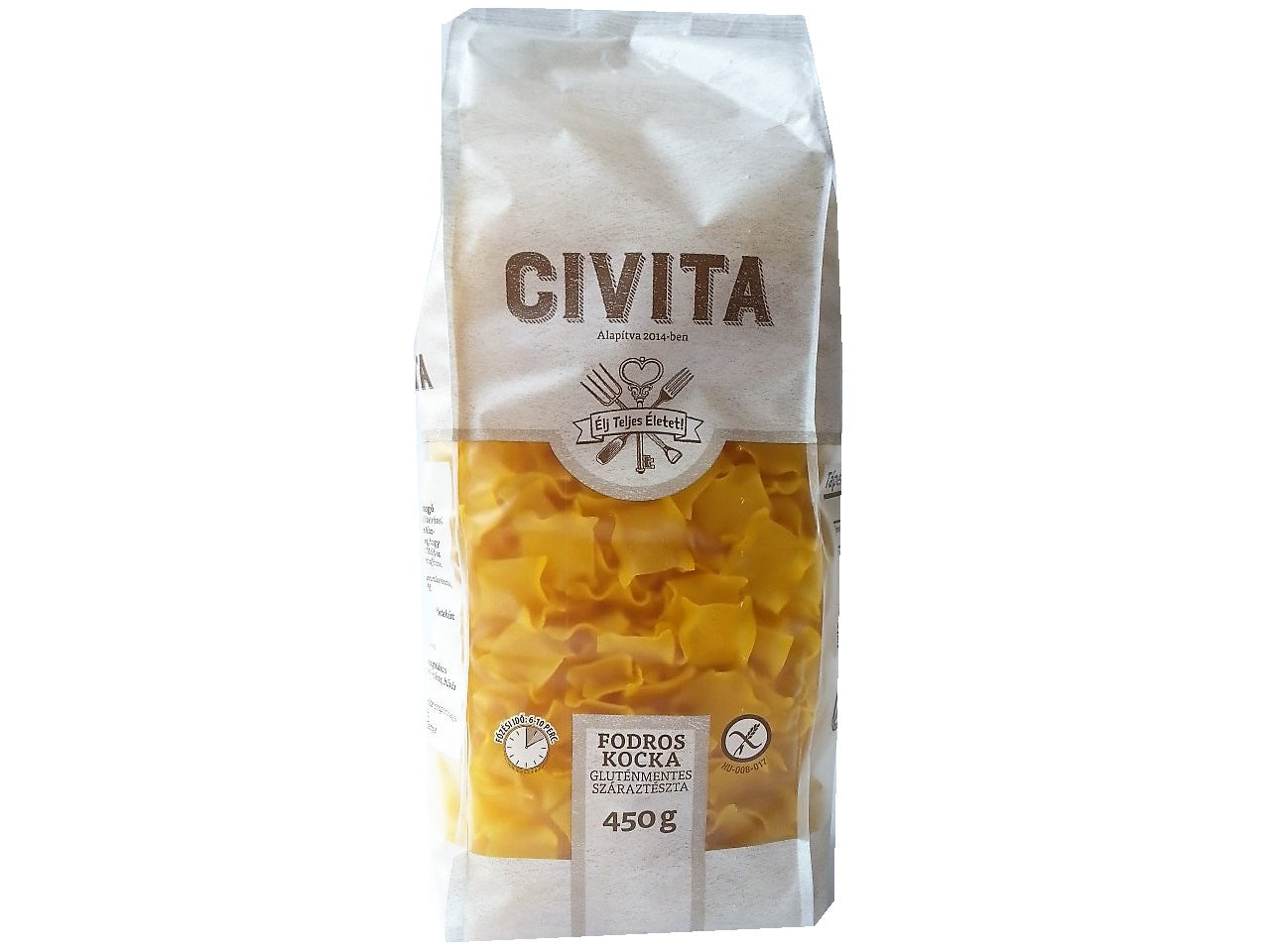 CIVITA TÉSZTA FODROSKOCKA ( 450g )
